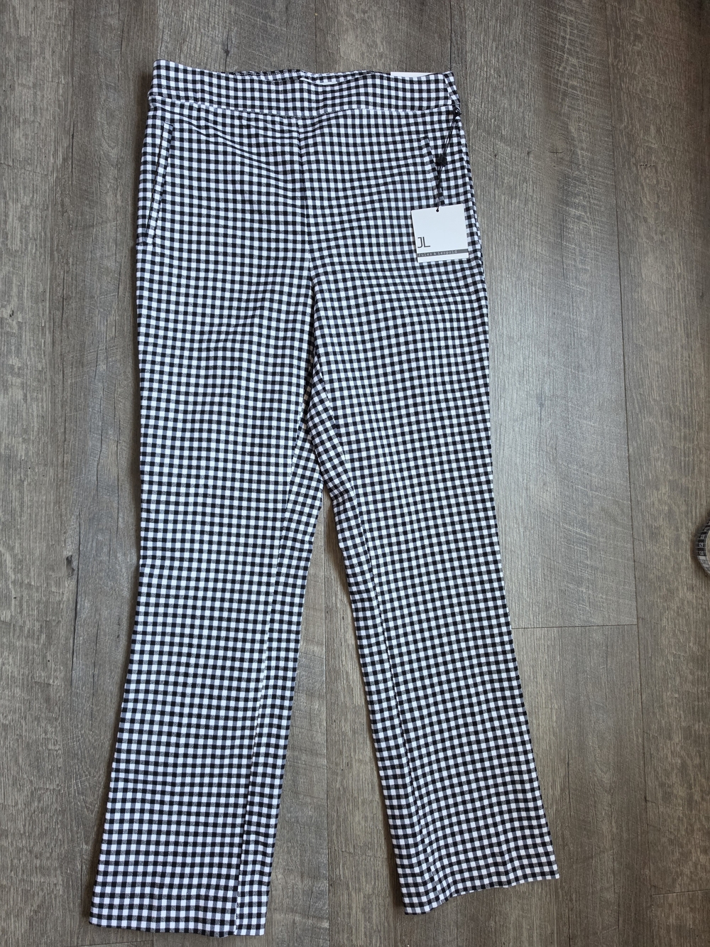 Jules & Leopold Black and White Gingham Kids Pants